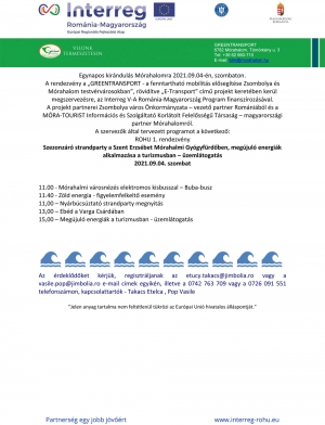 Egynapos kirándulás Mórahalomra 2021.09.04-én, szombaton.